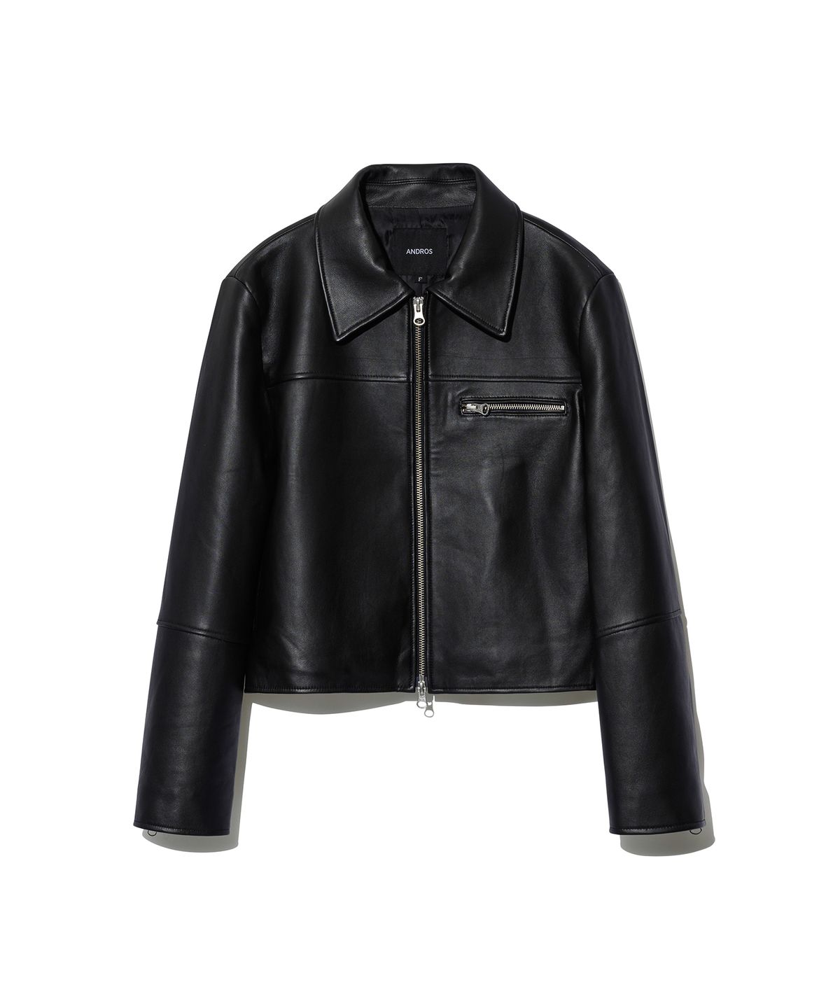 앤드로스(ANDROS) Lambskin Leather Jacket (Black)