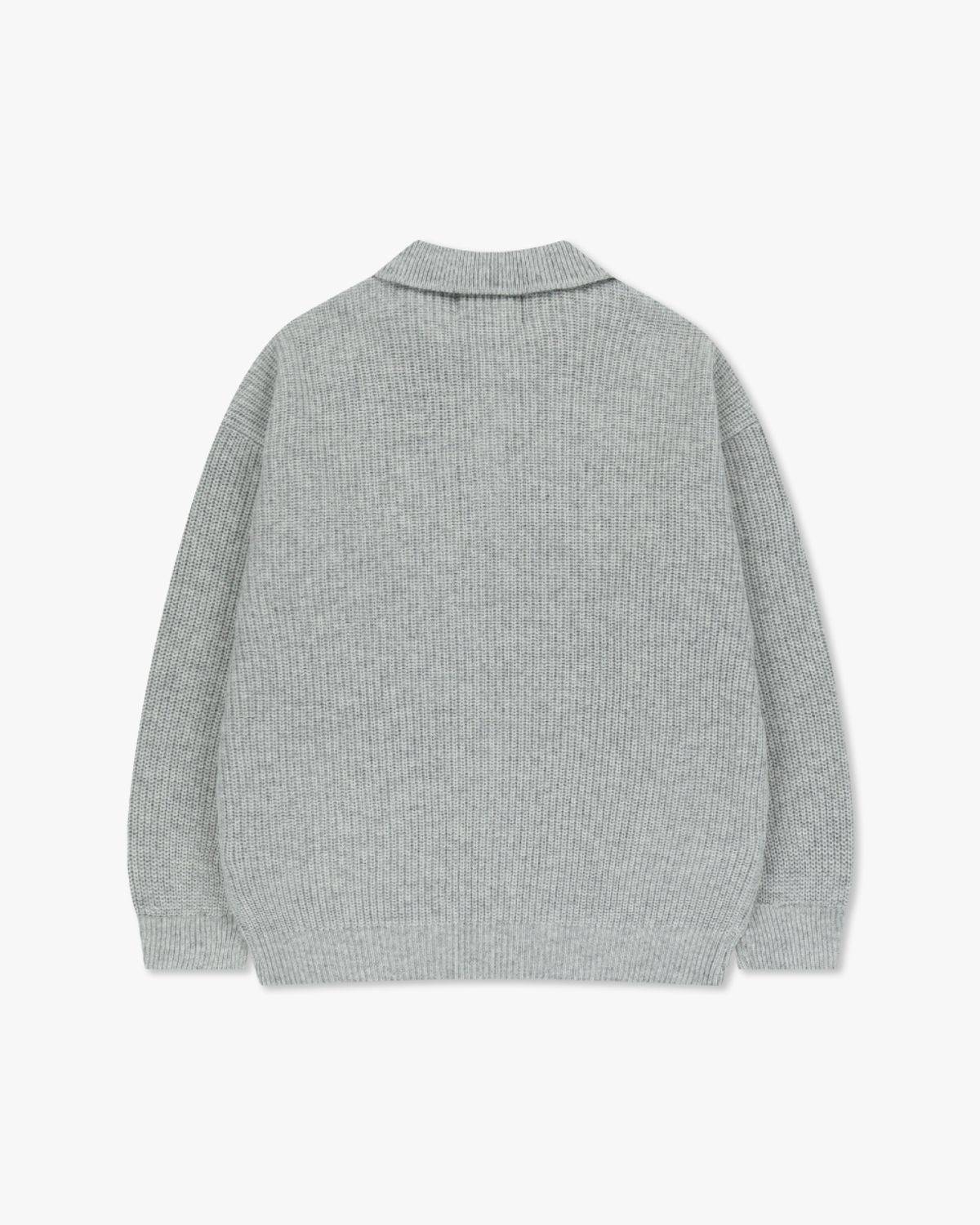 아스트레이(ASTLAY) HATCHI Rugby Knit (Oat.Gray)