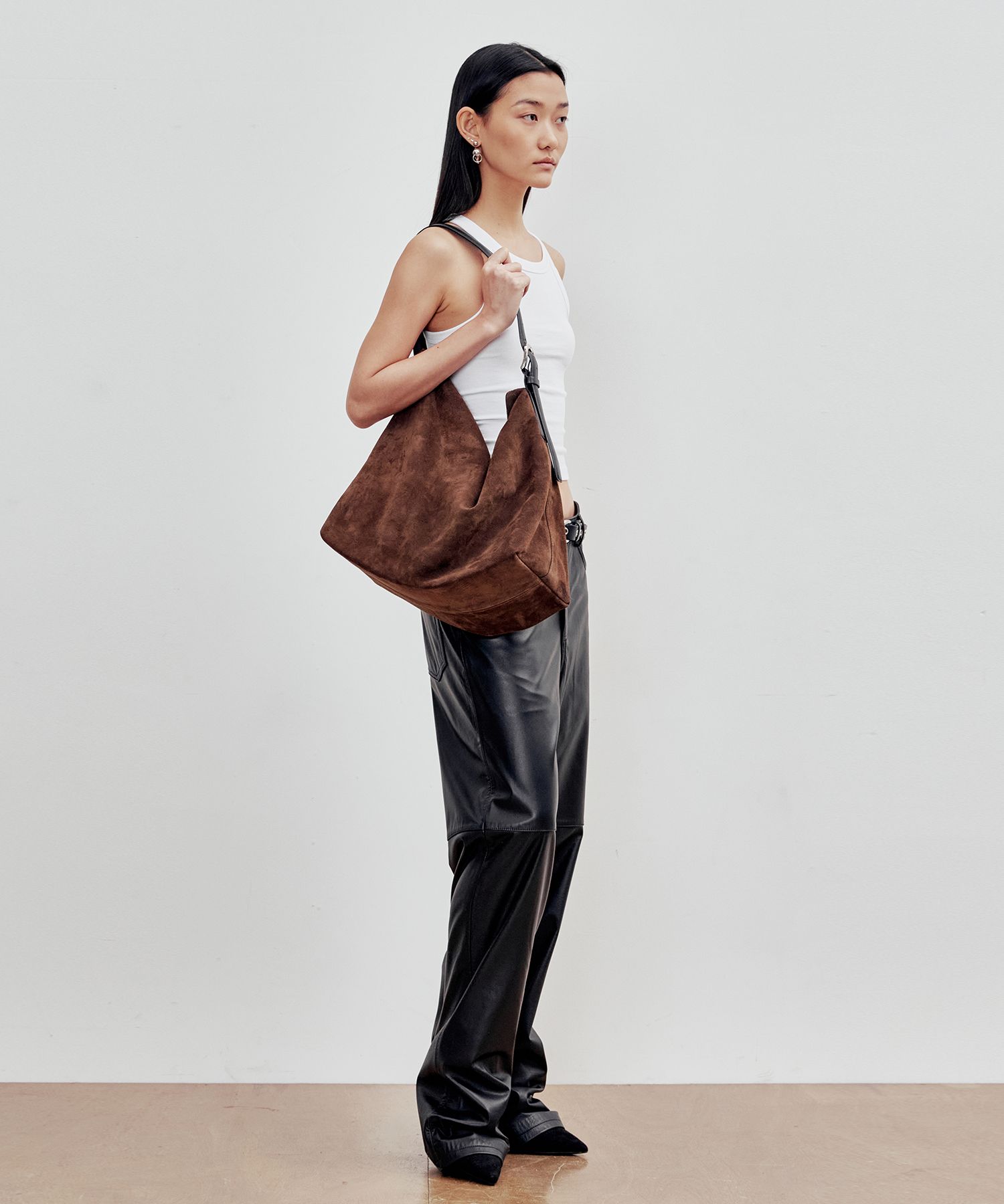 ANDROS ■ Mocha Suede Bag MUSINSA | ANDROS Calf Suede Classic Tough Work Bag (Brown)