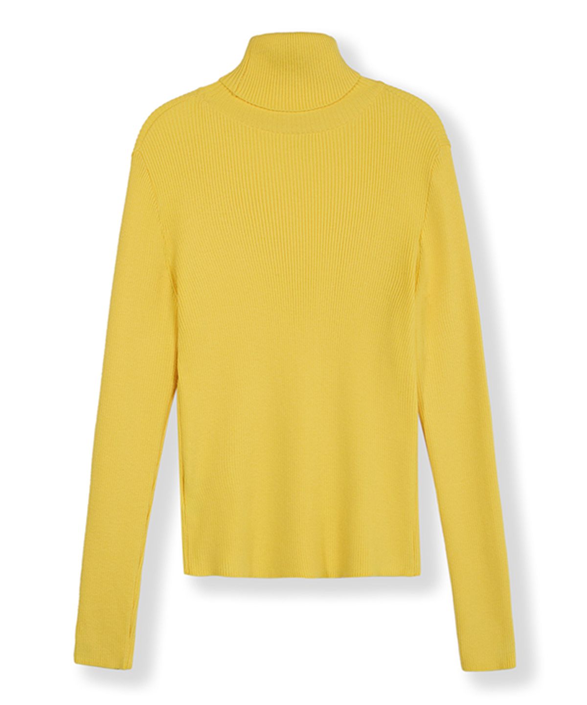 그린버터(GREENBUTTER) Soft Knit Turtleneck (Yellow)