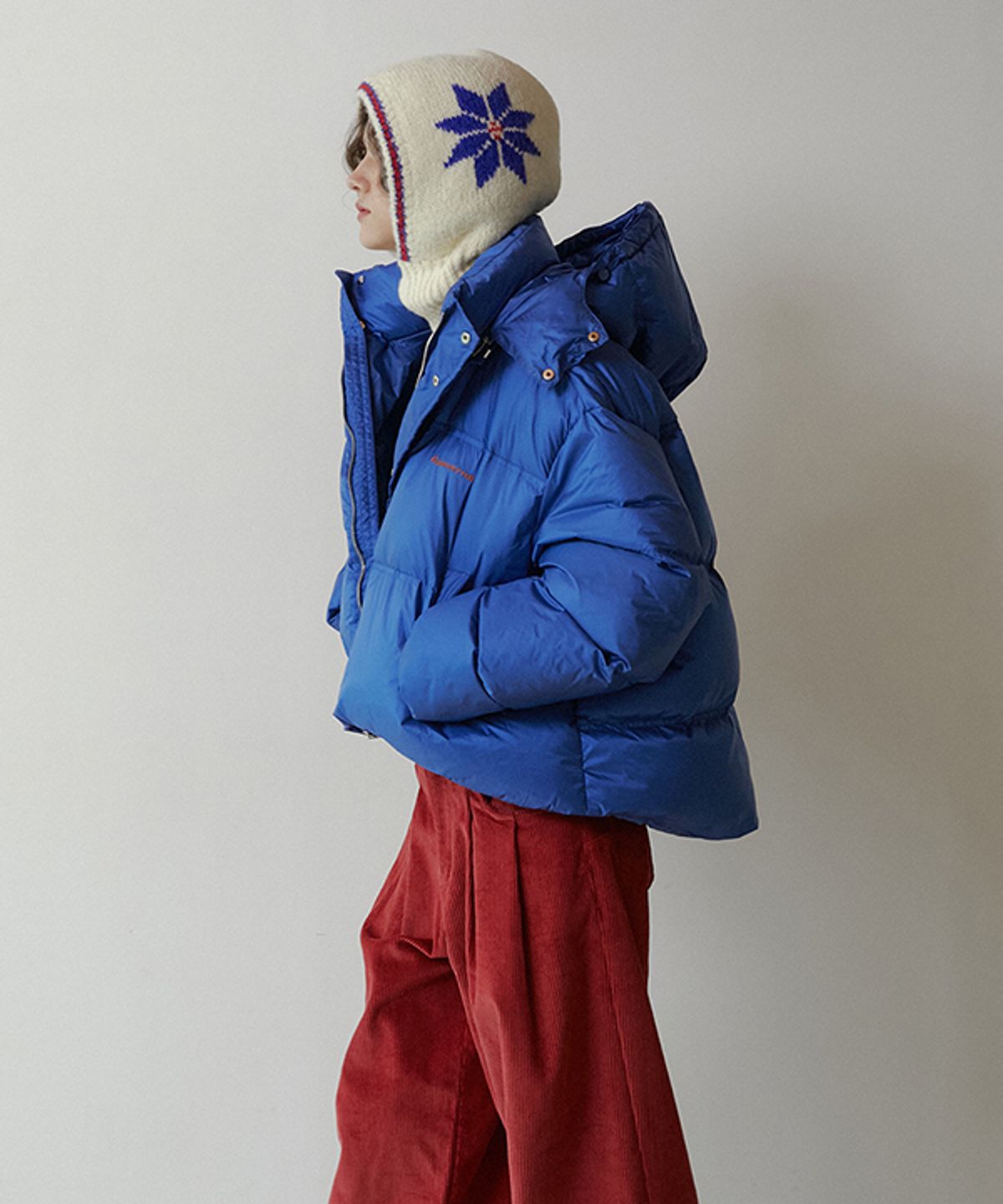 그린버터(GREENBUTTER) Duck Down Puffer Jacket (Blue)