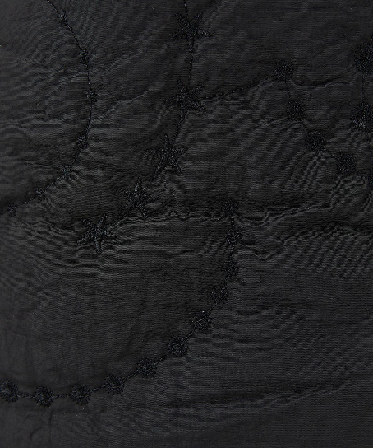 포에브(POEV) Broderie Padded Day Bag - Black