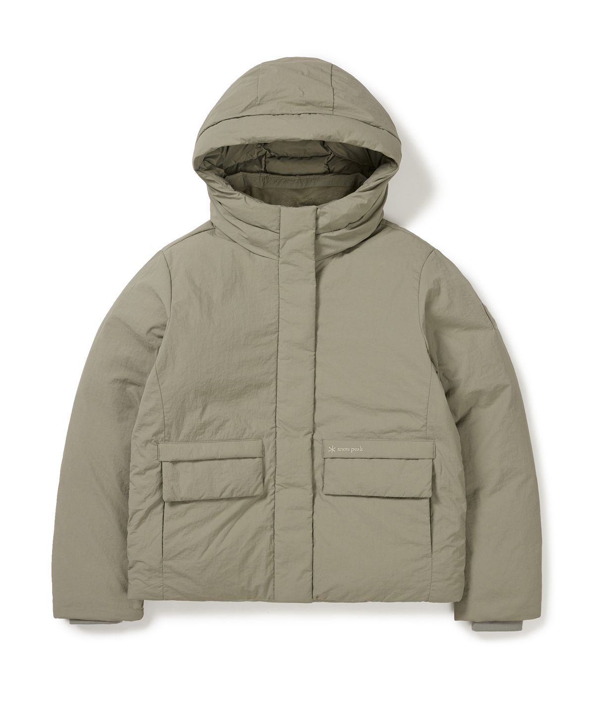 스노우피크 어패럴(SNOWPEAK APPAREL) 시티캠퍼 여성 후드 헤비 다운 자켓 (S24WWGDJ11) Olive