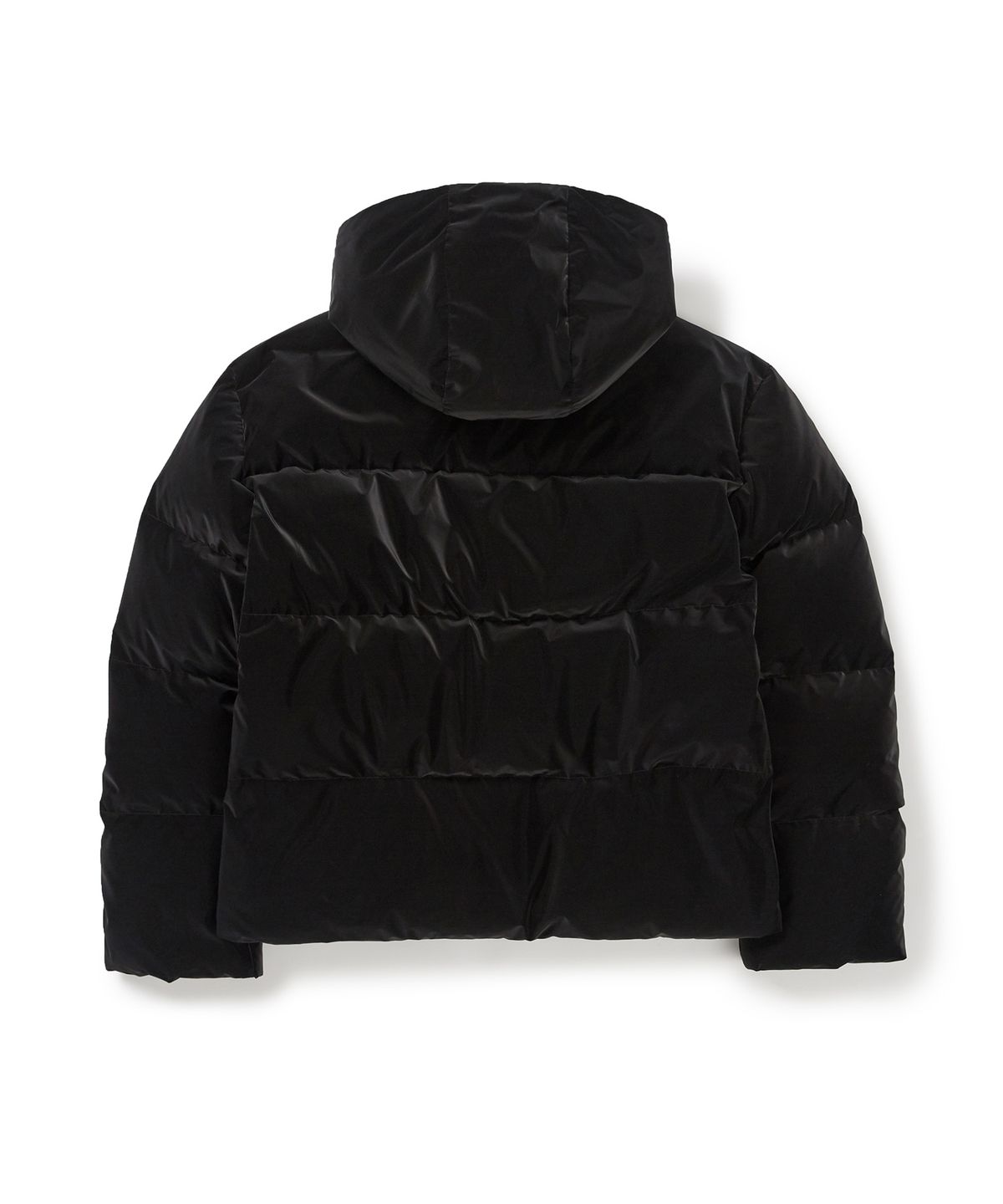 스노우피크 어패럴(SNOWPEAK APPAREL) 실키 여성 후드 미들 다운 자켓 (S24WWTDJ27) Black