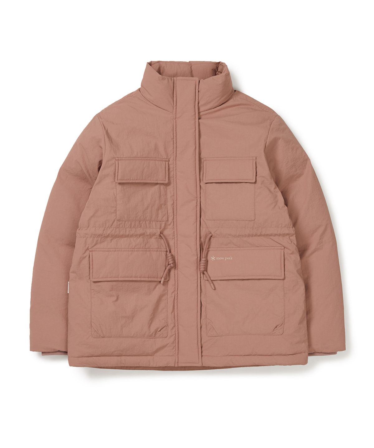 스노우피크 어패럴(SNOWPEAK APPAREL) 여성 스탠드넥 중기장 다운 자켓 (S24WWGDJ69) Salmon