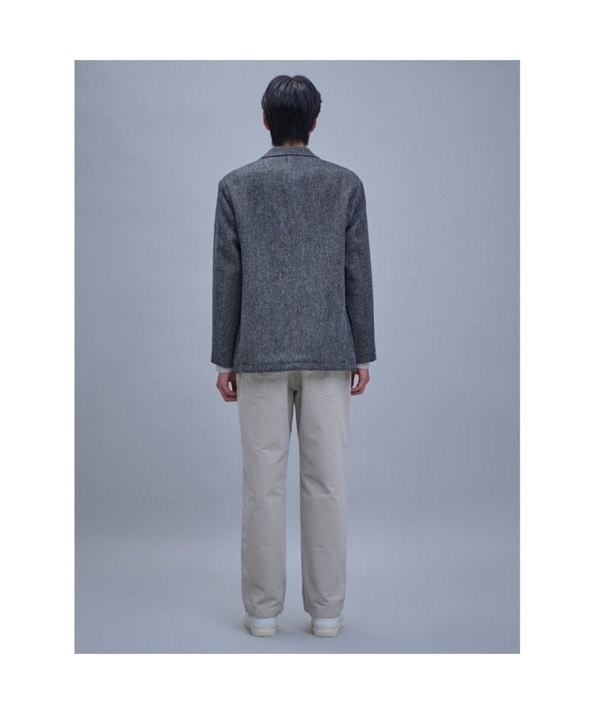 시프트지(SHIFT.G) Wool Editor Padded Jacket  Grey