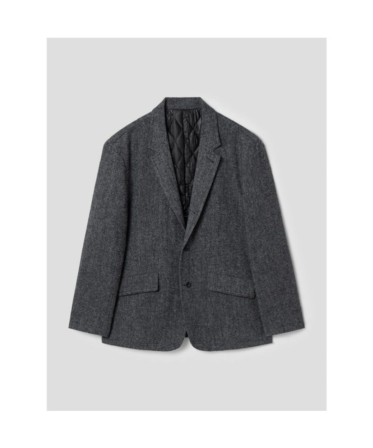 시프트지(SHIFT.G) Wool Editor Padded Jacket  Grey