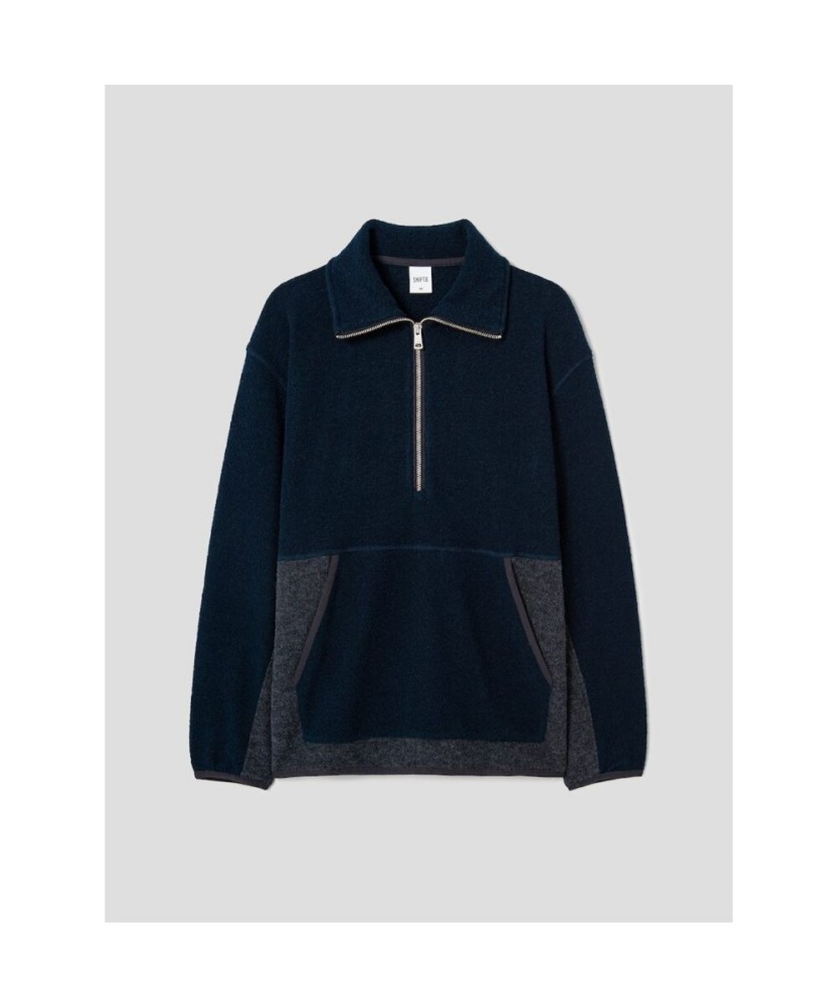 시프트지(SHIFT.G) Color Block Half Zipup  Royal Blue