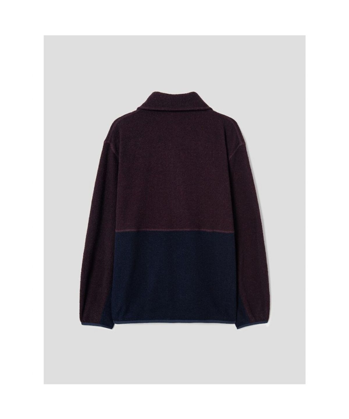 시프트지(SHIFT.G) Color Block Half Zipup  Wine