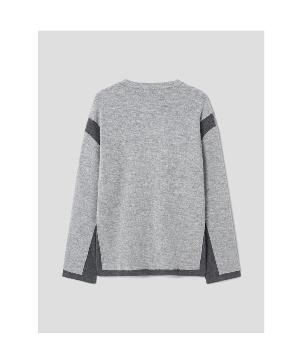 시프트지(SHIFT.G) Jergey Knit Patch Round  Light Grey
