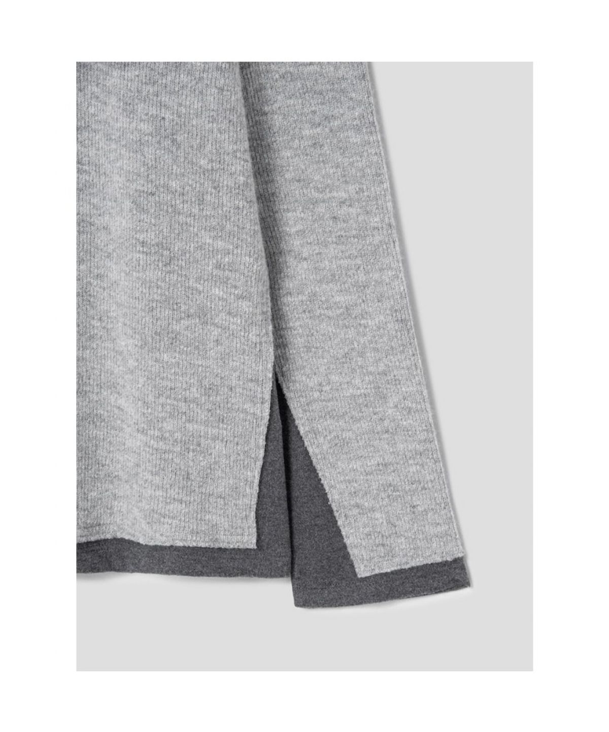 시프트지(SHIFT.G) Jergey Knit Patch Round  Light Grey