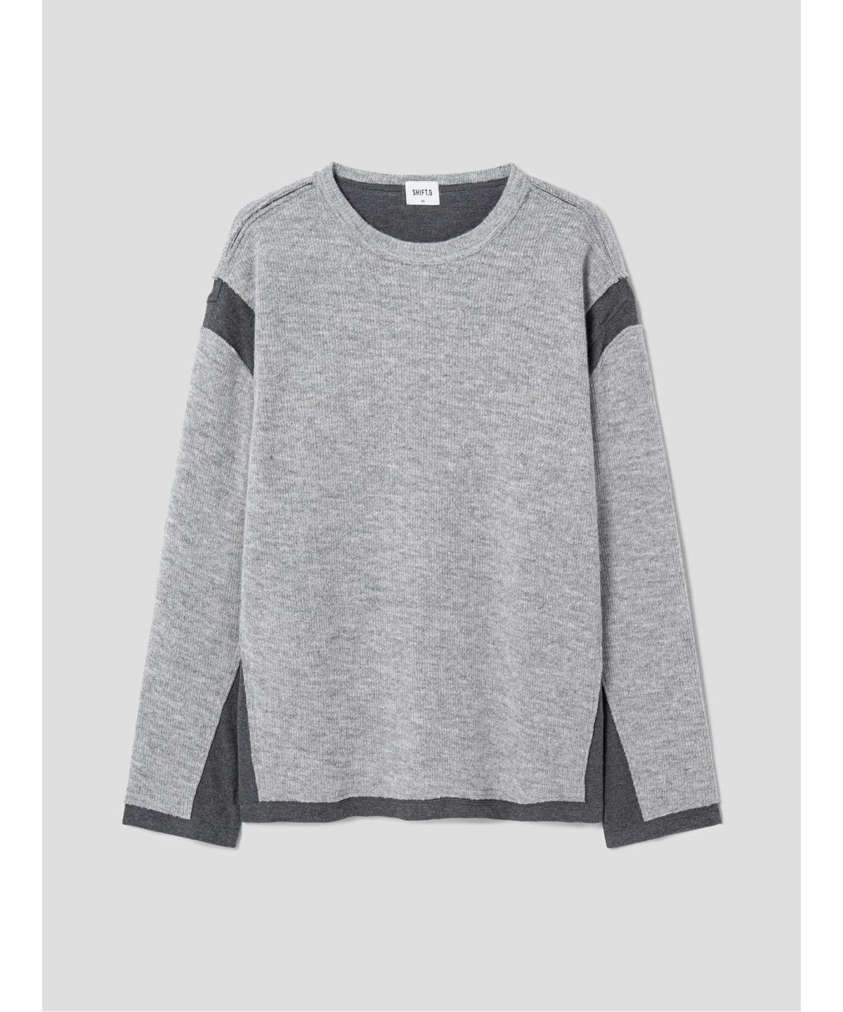 시프트지(SHIFT.G) Jergey Knit Patch Round  Light Grey