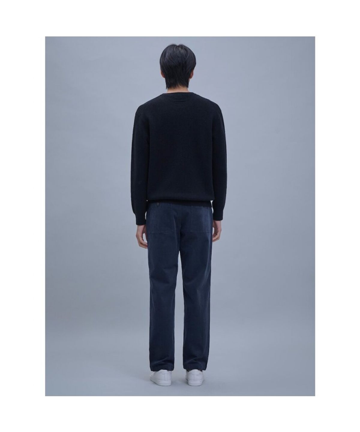 시프트지(SHIFT.G) Semi Wide Brushed Cotton Pants  Ash