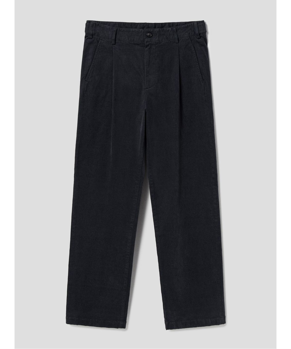 시프트지(SHIFT.G) Semi Wide Brushed Cotton Pants  Ash
