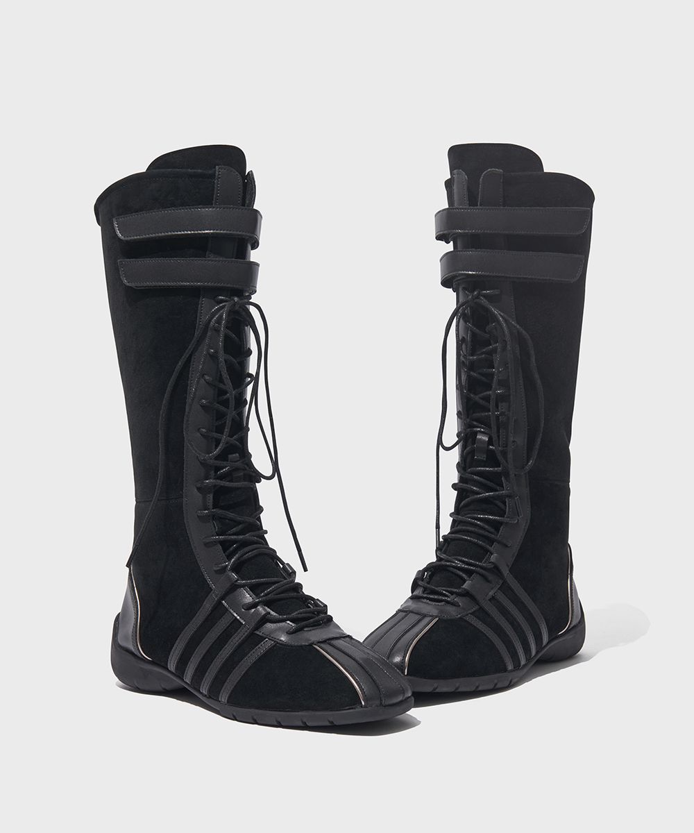 ★早期完売★ROCKFISH WEATHERWEAR★BLISS VELCRO LONG BOOTS★ MUSINSA公式 | ROCKFISH WEATHERWEAR BLISS VELCRO LONG BOOTS