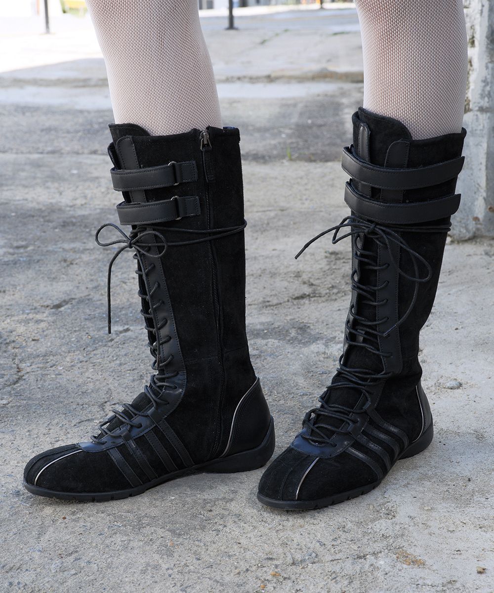 ◇Rockfish Weatherwear◇ BLISS VELCRO LONG BOOTS 2 colors MUSINSA公式 | ROCKFISH WEATHERWEAR BLISS VELCRO LONG BOOTS