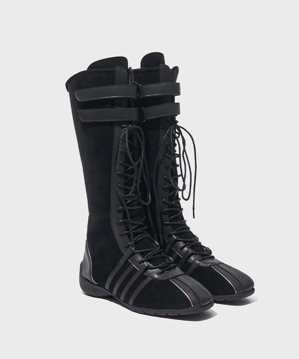 ◇Rockfish Weatherwear◇ BLISS VELCRO LONG BOOTS 2 colors BLISS VELCRO LONG BOOTS / BLISS LACE UP LONG BOOTS 24FW