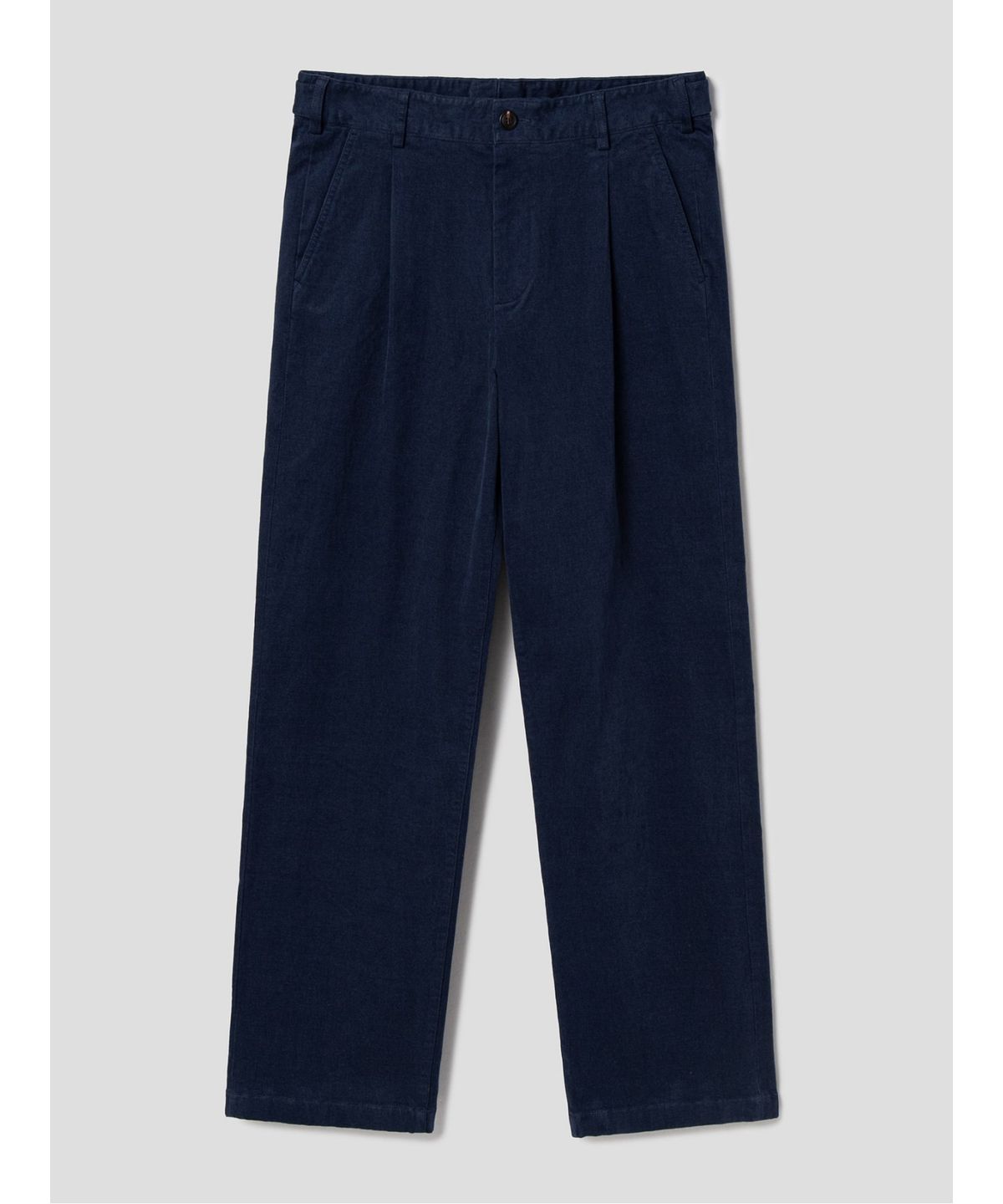 시프트지(SHIFT.G) Semi Wide Brushed Cotton Pants  Navy