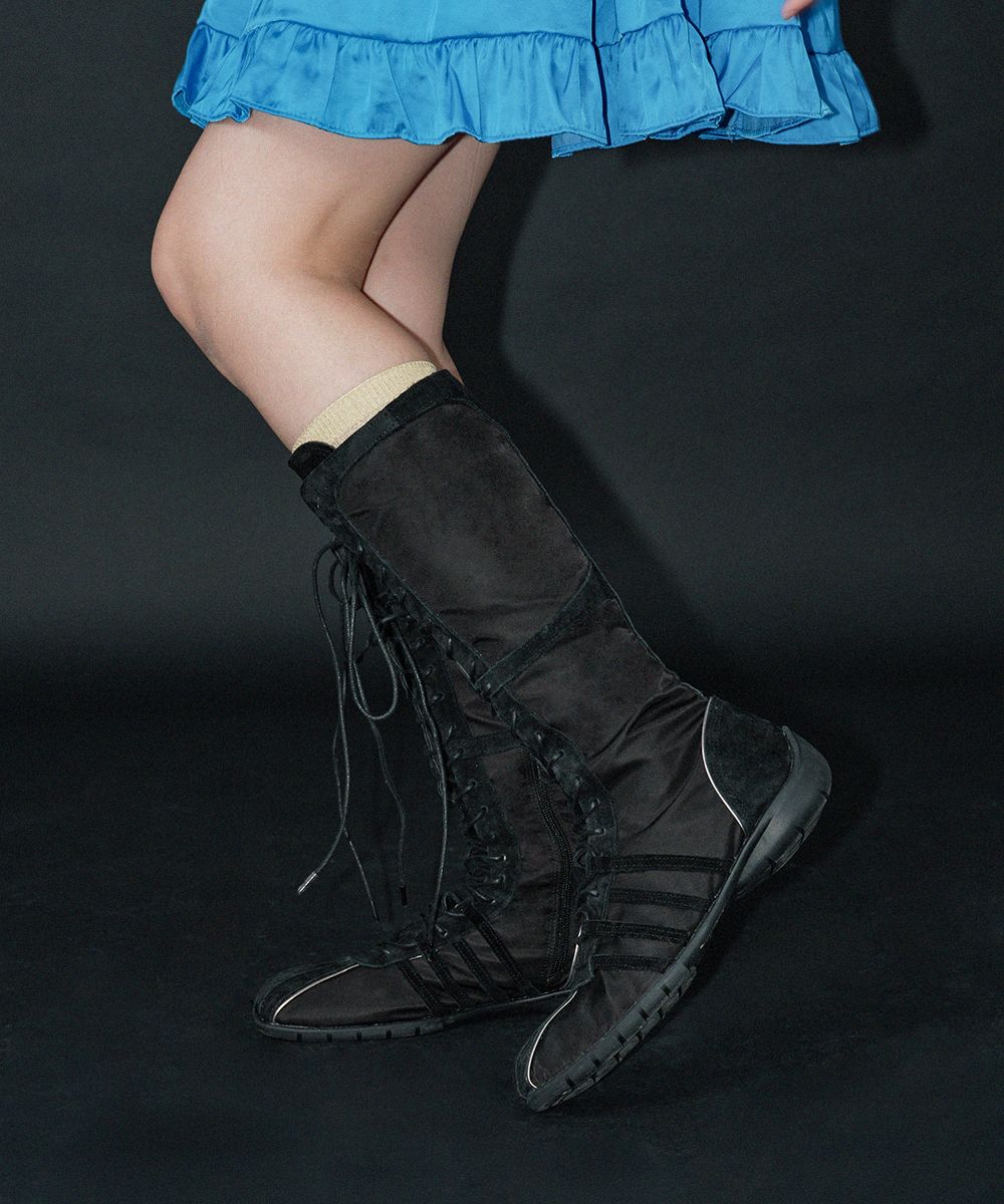 ★早期完売★ROCKFISH WEATHERWEAR★BLISS LACEUP LONG BOOTS★ MUSINSA | ROCKFISH WEATHERWEAR BLISS LACEUP LONG BOOTS - 3