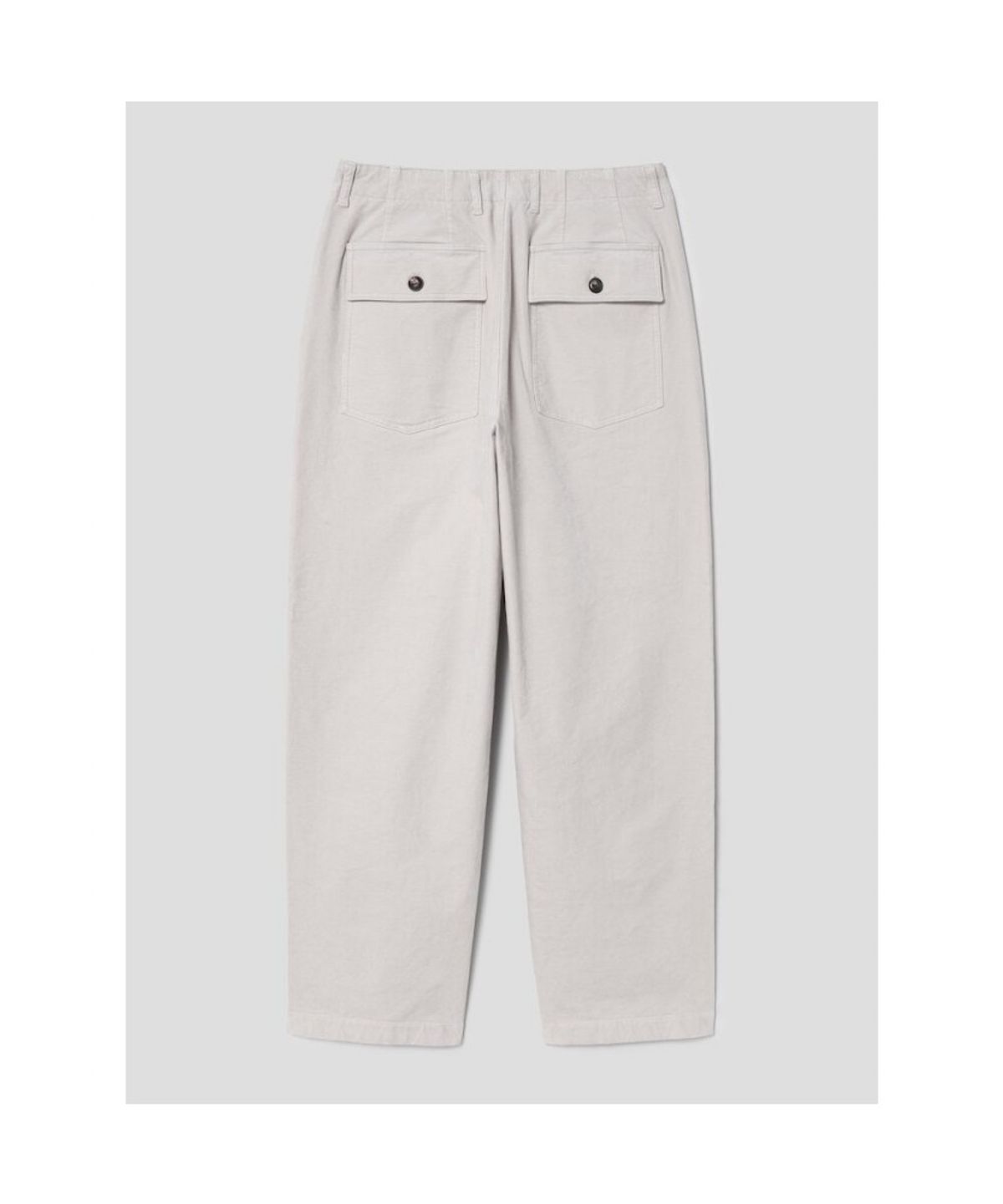 시프트지(SHIFT.G) Semi Wide Big Twill Fatigue Pants  Ivory