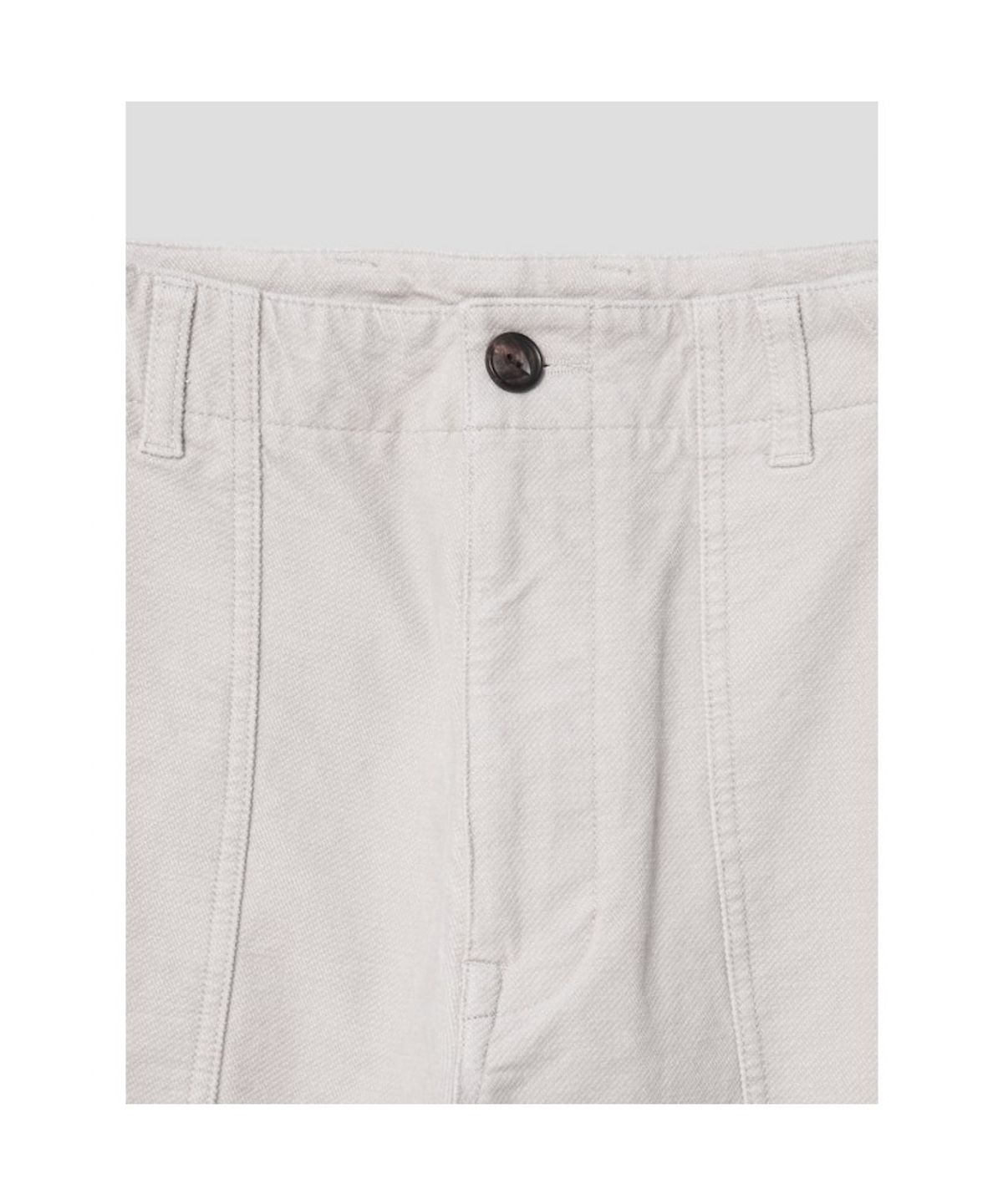 시프트지(SHIFT.G) Semi Wide Big Twill Fatigue Pants  Ivory