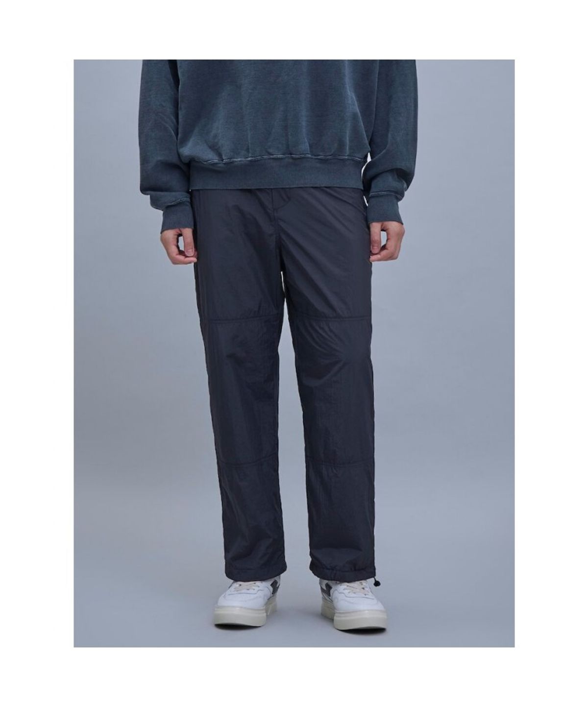 시프트지(SHIFT.G) Drifter Wide Nylon Pants (SetUp)  Black