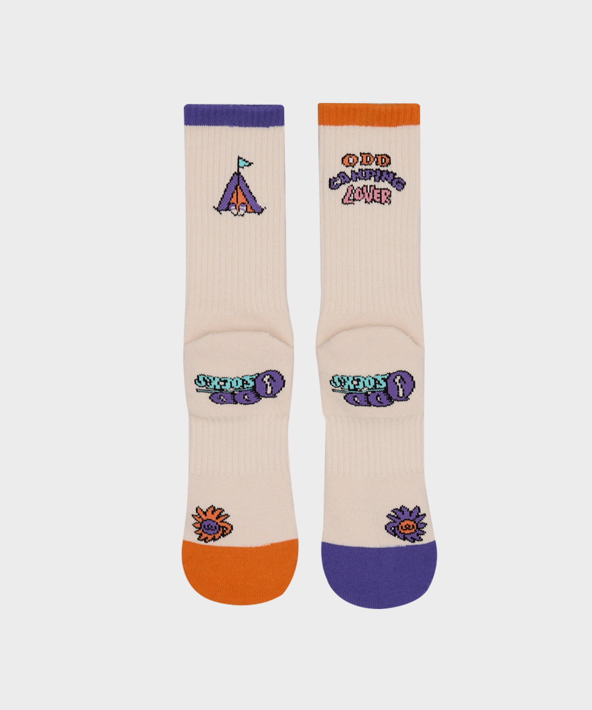 오드삭스(ODDSOCKS) [선물세트] 쿨맥스 아웃도어 등산 크루 삭스 4개입