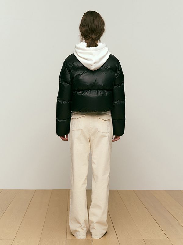 [ KIRSH ]★24FW★韓国人気★CHERRY GLOSSY DOWN KIRSH CHERRY REVERSIBLE SHORT DOWN JUMPER 24AW (KIRSH/ダウン