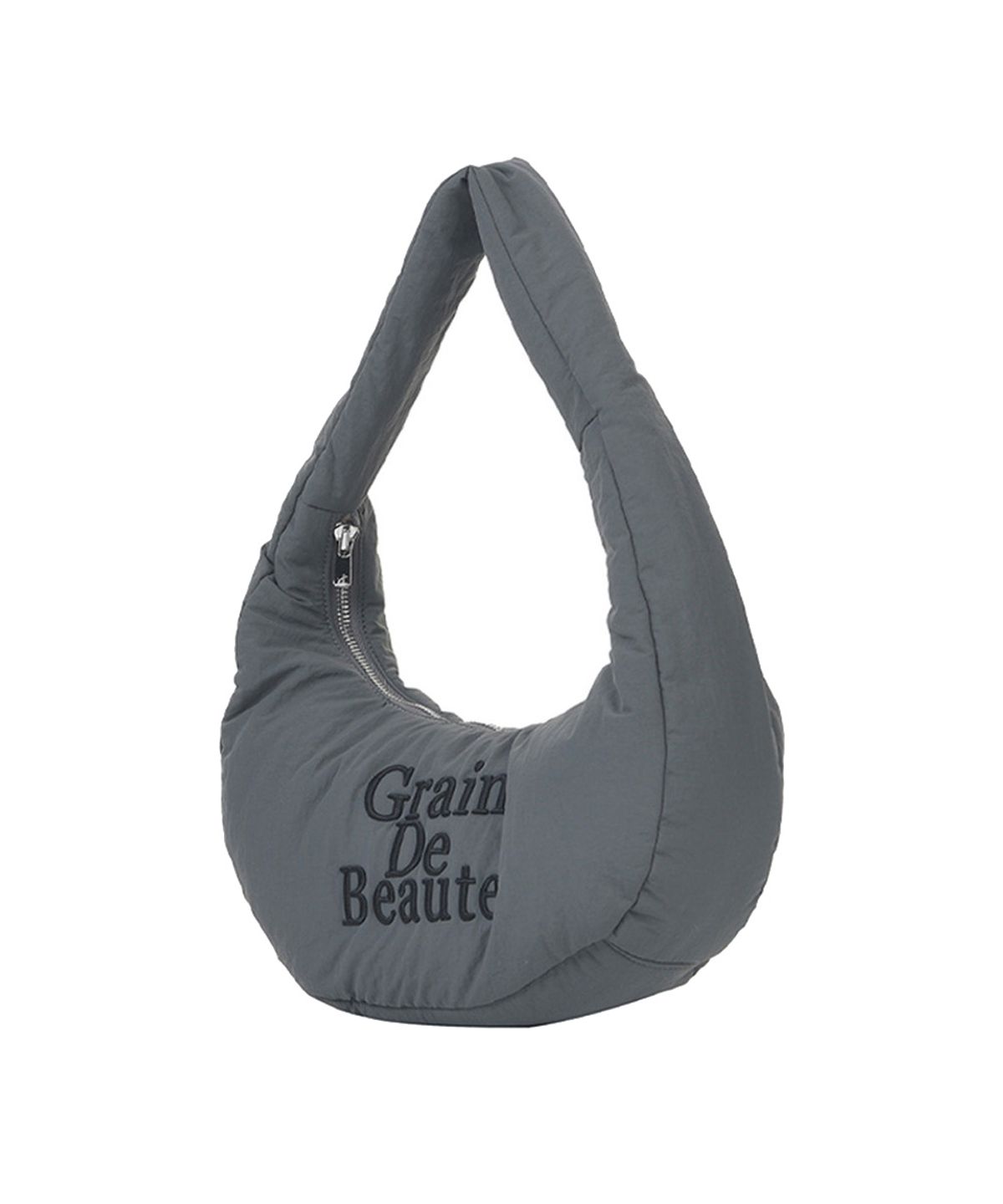 그랭드보떼(GRAIN DE BEAUTE) BORSA HOBO M [Charcoal]