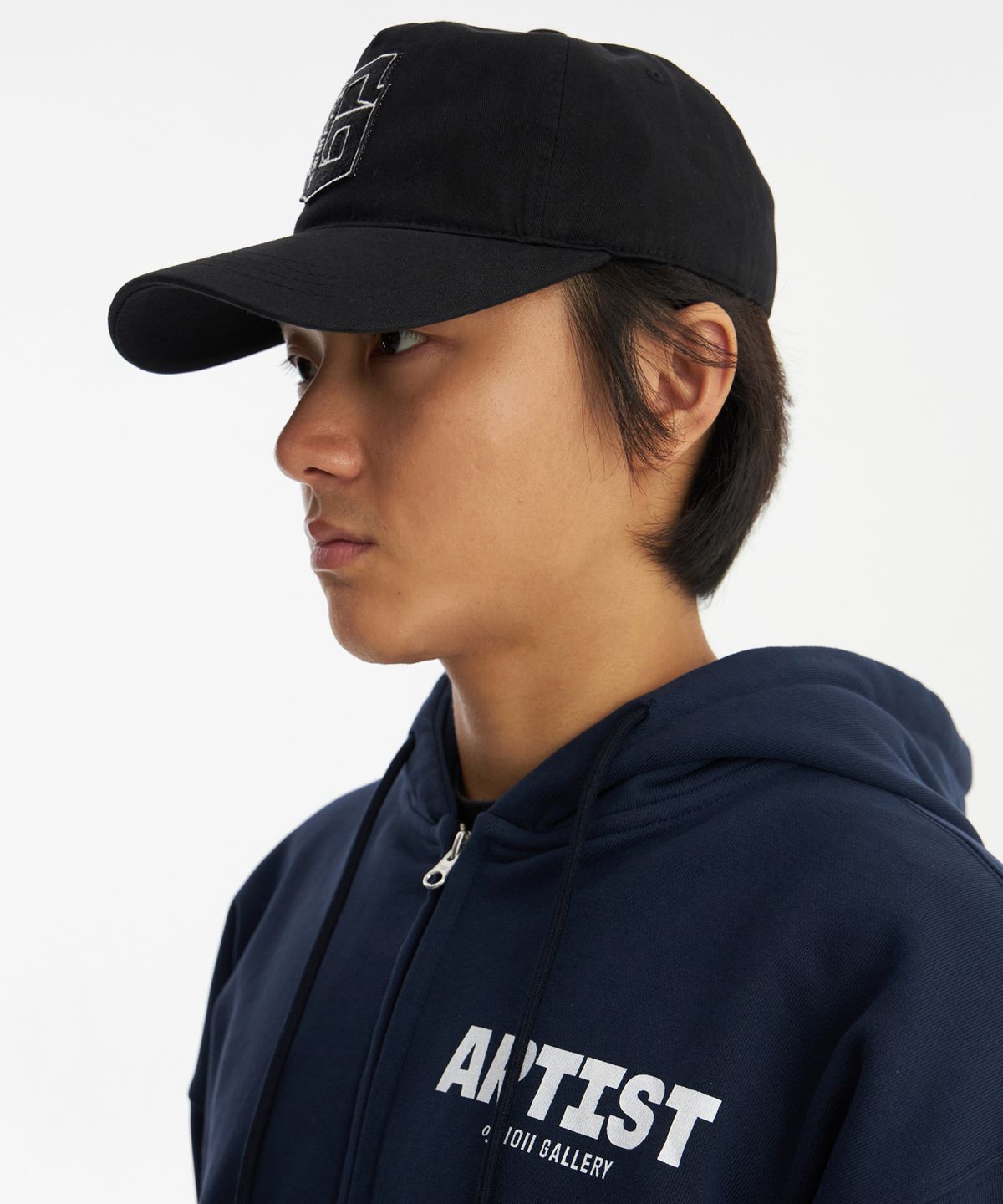 1011갤러리(1011 GALLERY) G Logo Tourist Cap - Black