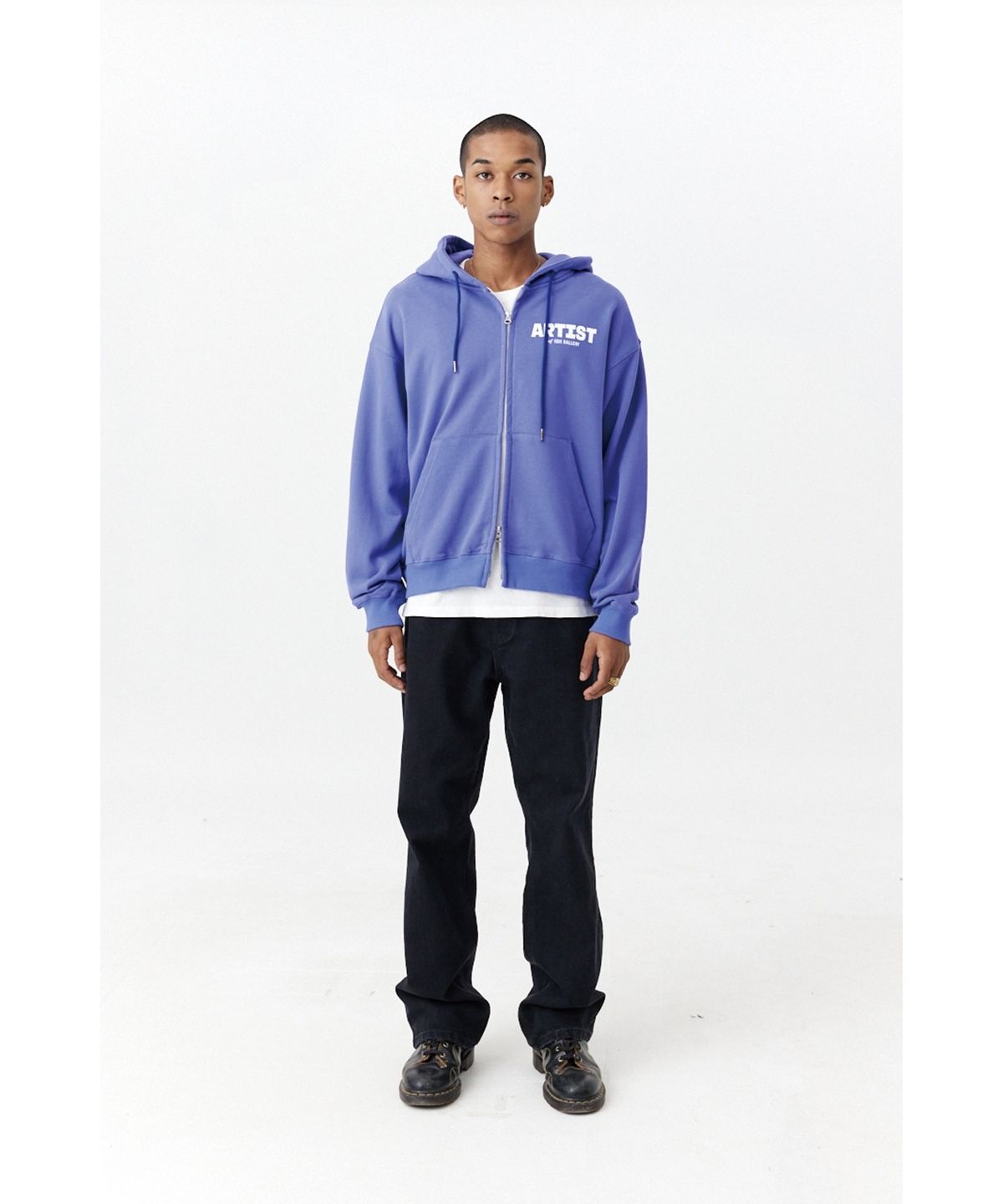 1011갤러리(1011 GALLERY) Artist Hoodie Zip-Up - Purple