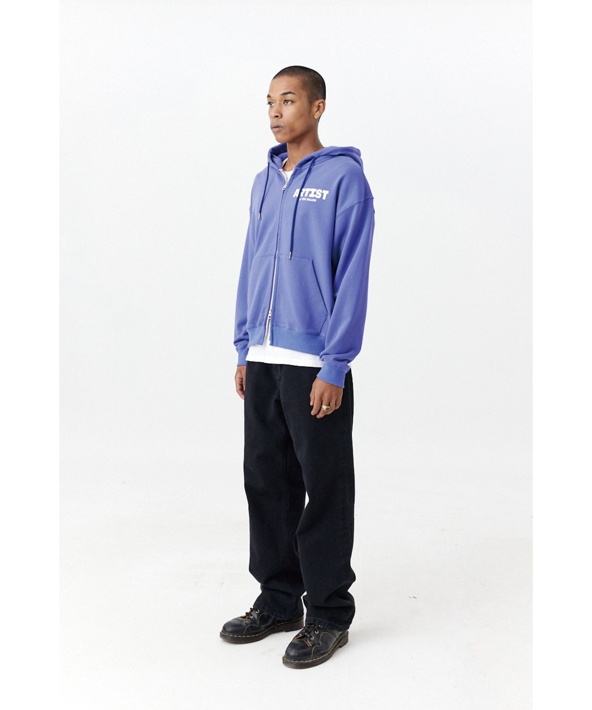 1011갤러리(1011 GALLERY) Artist Hoodie Zip-Up - Purple