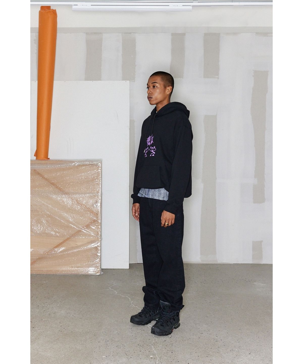 1011갤러리(1011 GALLERY) Disco Disco Hoodie - Black