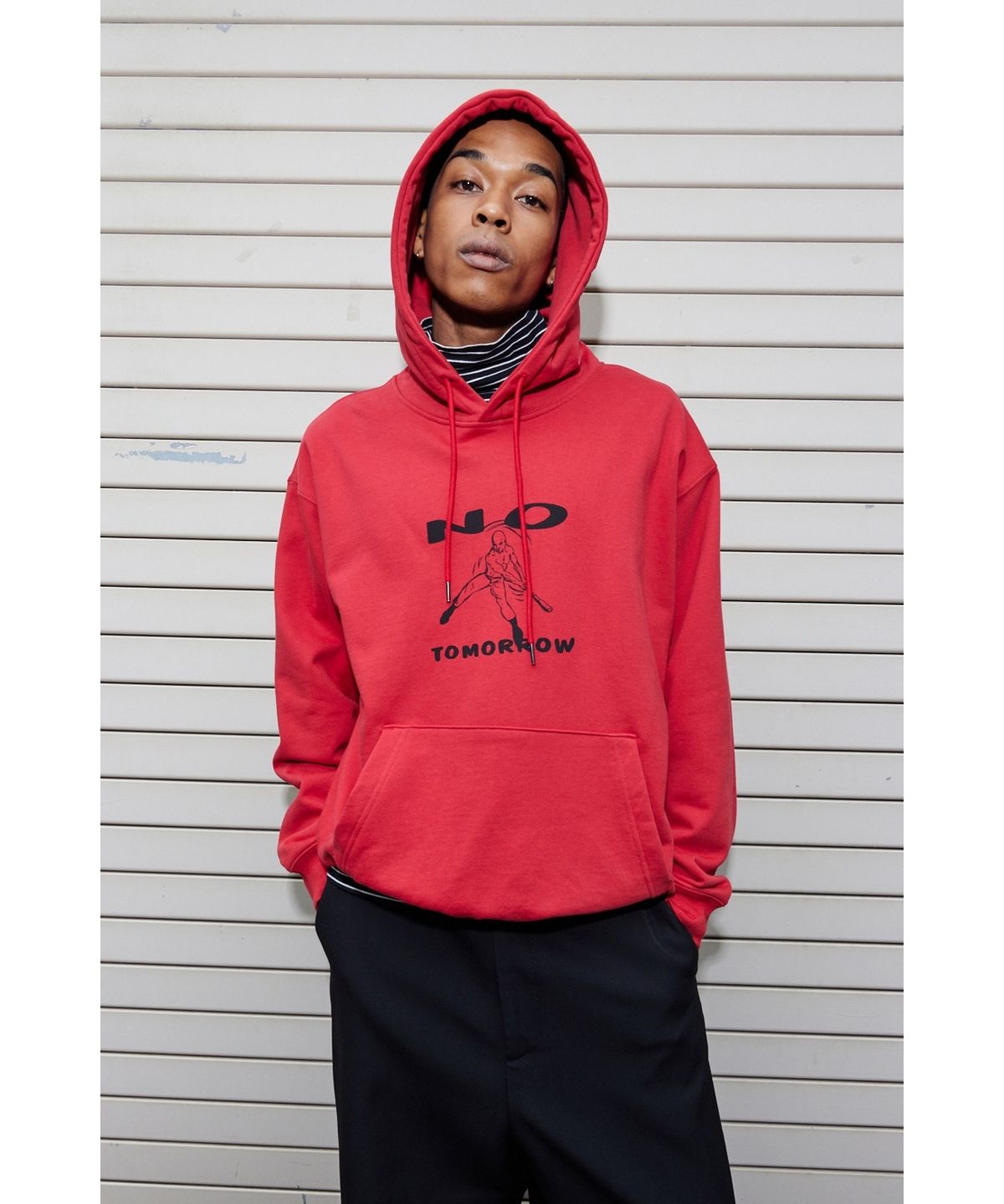 1011갤러리(1011 GALLERY) No Tomorrow Hoodie - Red