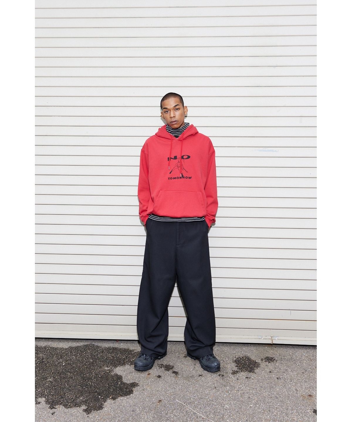 1011갤러리(1011 GALLERY) No Tomorrow Hoodie - Red