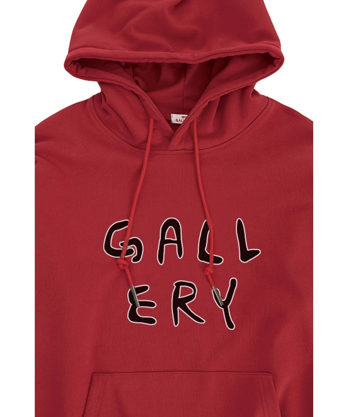 1011갤러리(1011 GALLERY) Gallery Logo Hoodie - Red