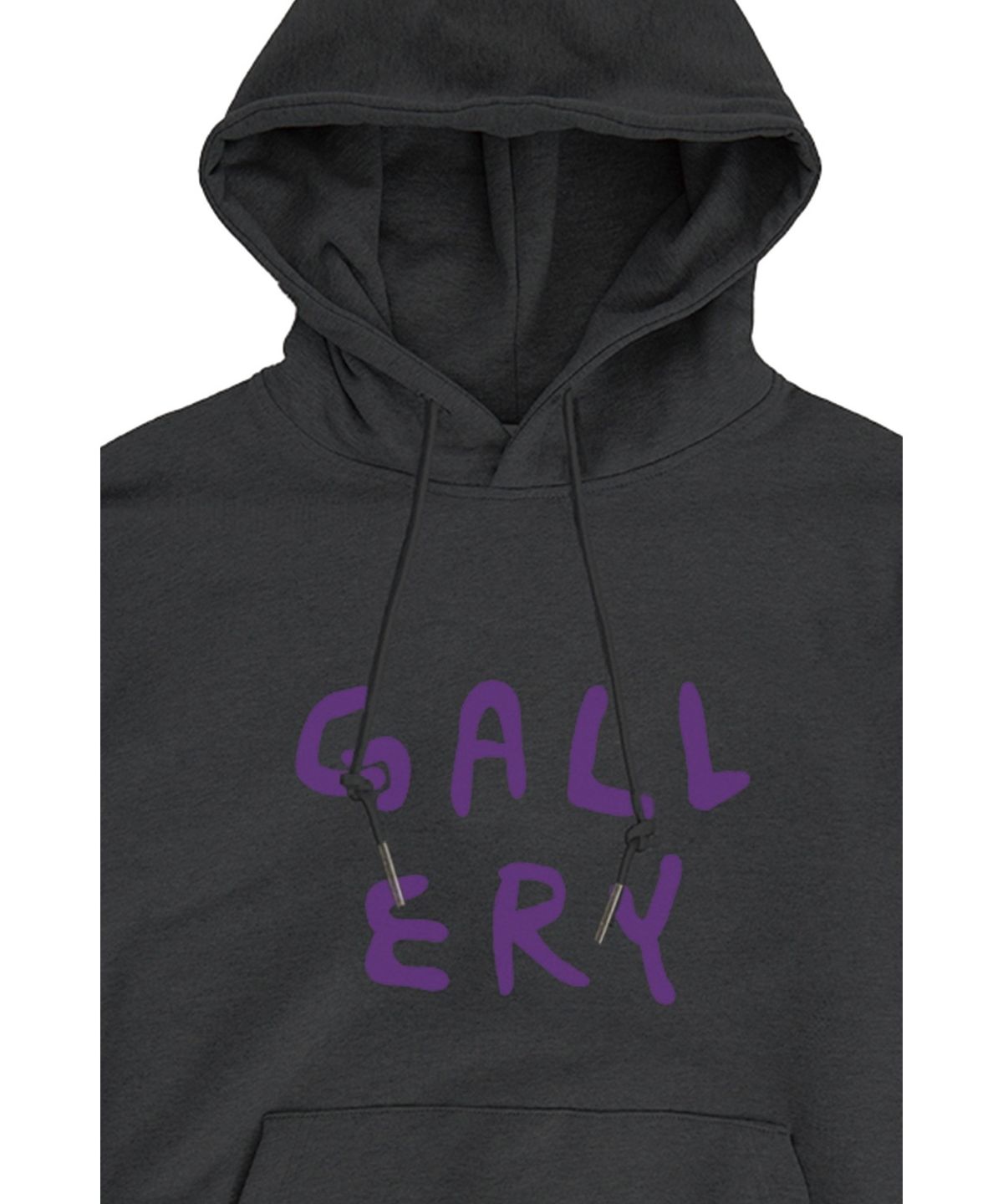 1011갤러리(1011 GALLERY) Gallery Logo Hoodie - Charcoal Grey