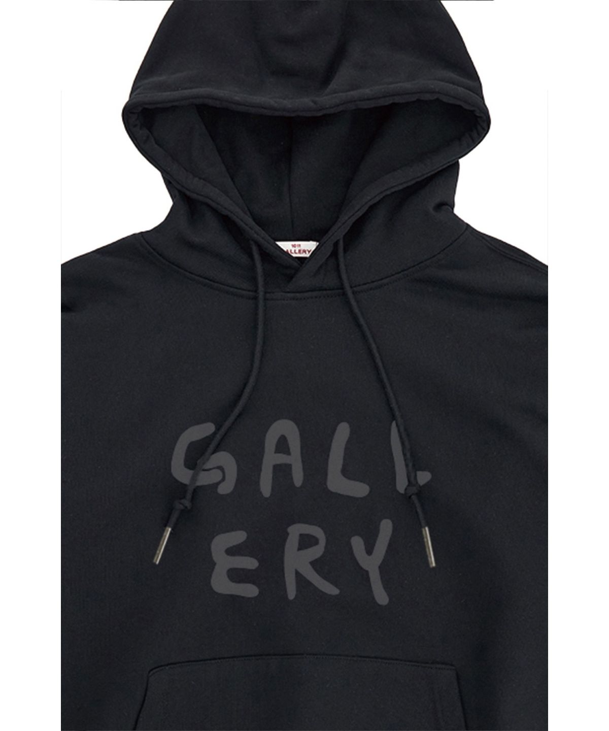 1011갤러리(1011 GALLERY) Gallery Logo Hoodie - Black