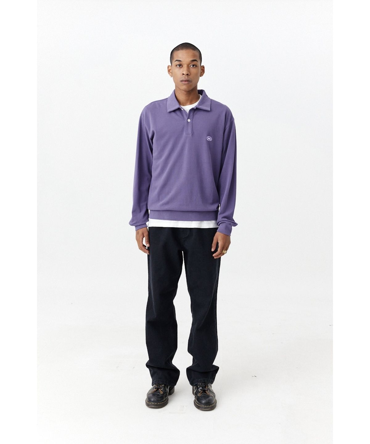 1011갤러리(1011 GALLERY) Gallery Logo PK T-Shirt - Purple