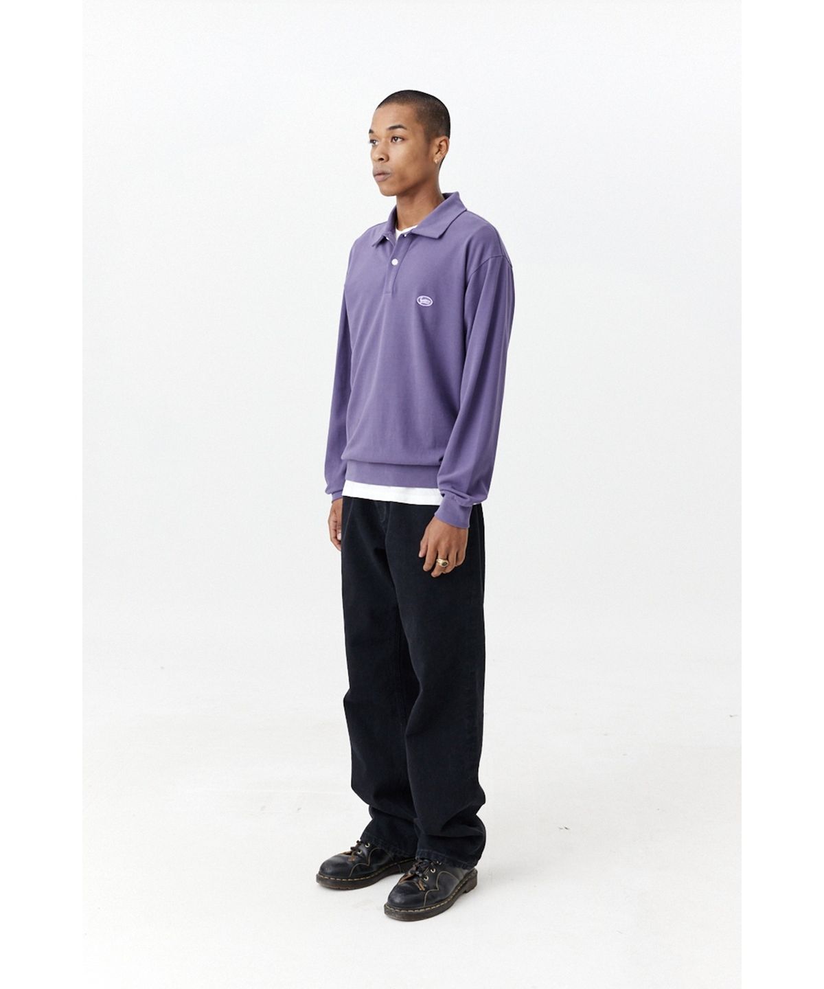1011갤러리(1011 GALLERY) Gallery Logo PK T-Shirt - Purple