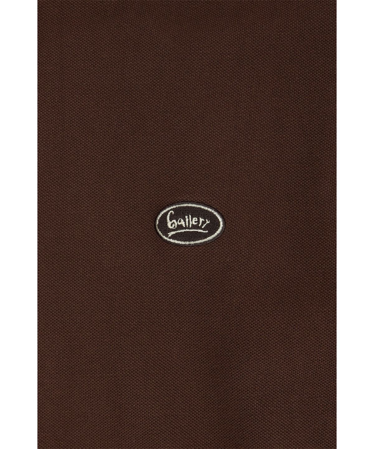1011갤러리(1011 GALLERY) Gallery Logo PK T-Shirt - Brown