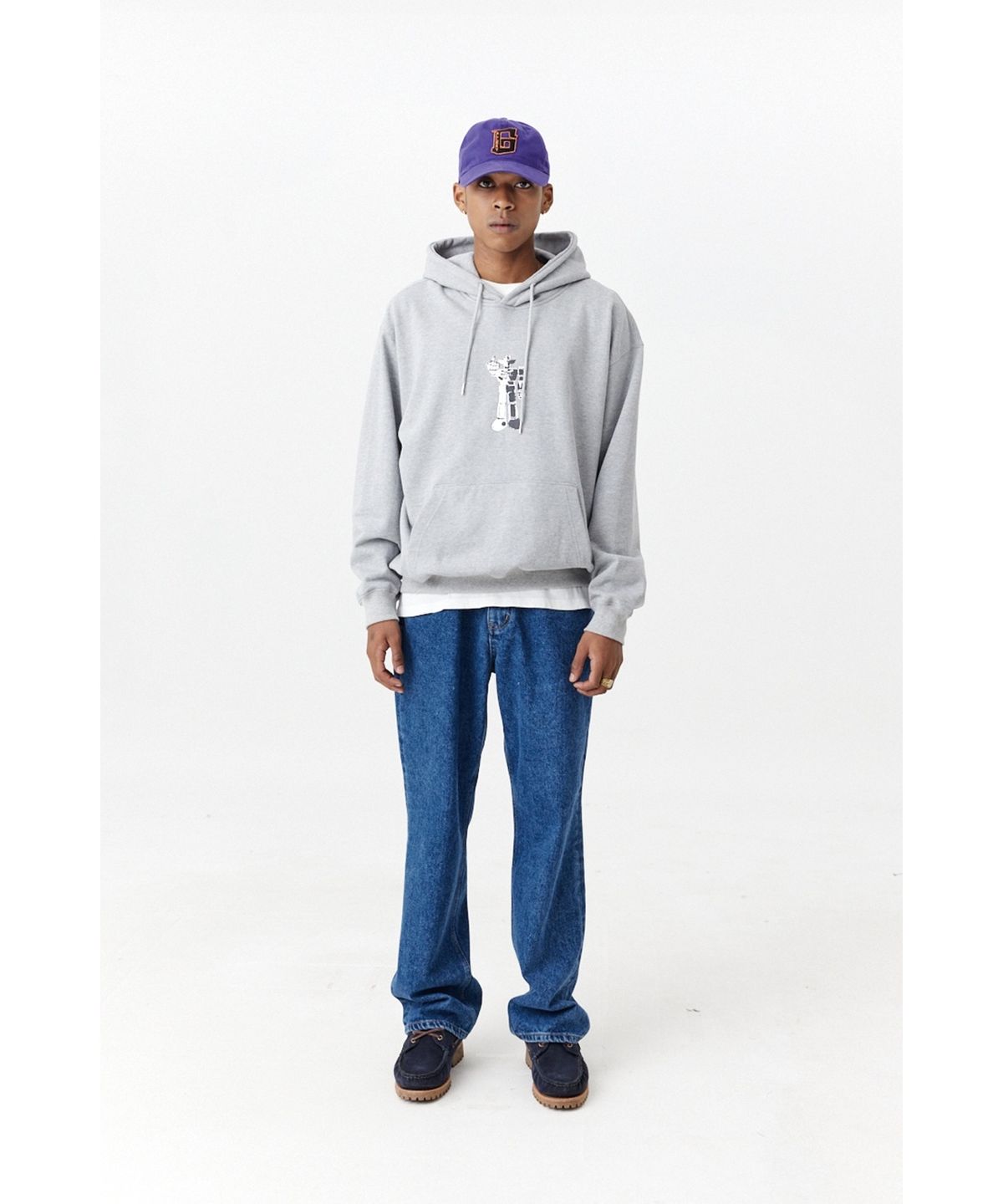 1011갤러리(1011 GALLERY) Gallery Machine Hoodie - Grey