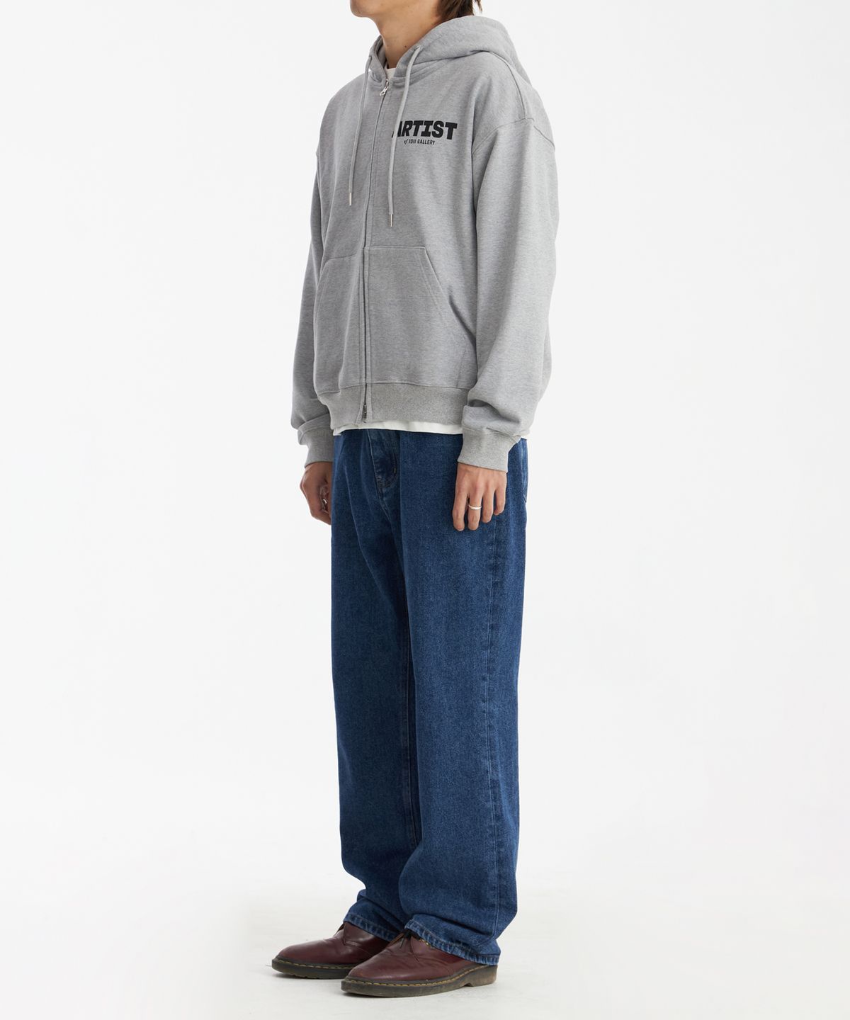1011갤러리(1011 GALLERY) Gallery Denim Skate Pants - Washed Blue