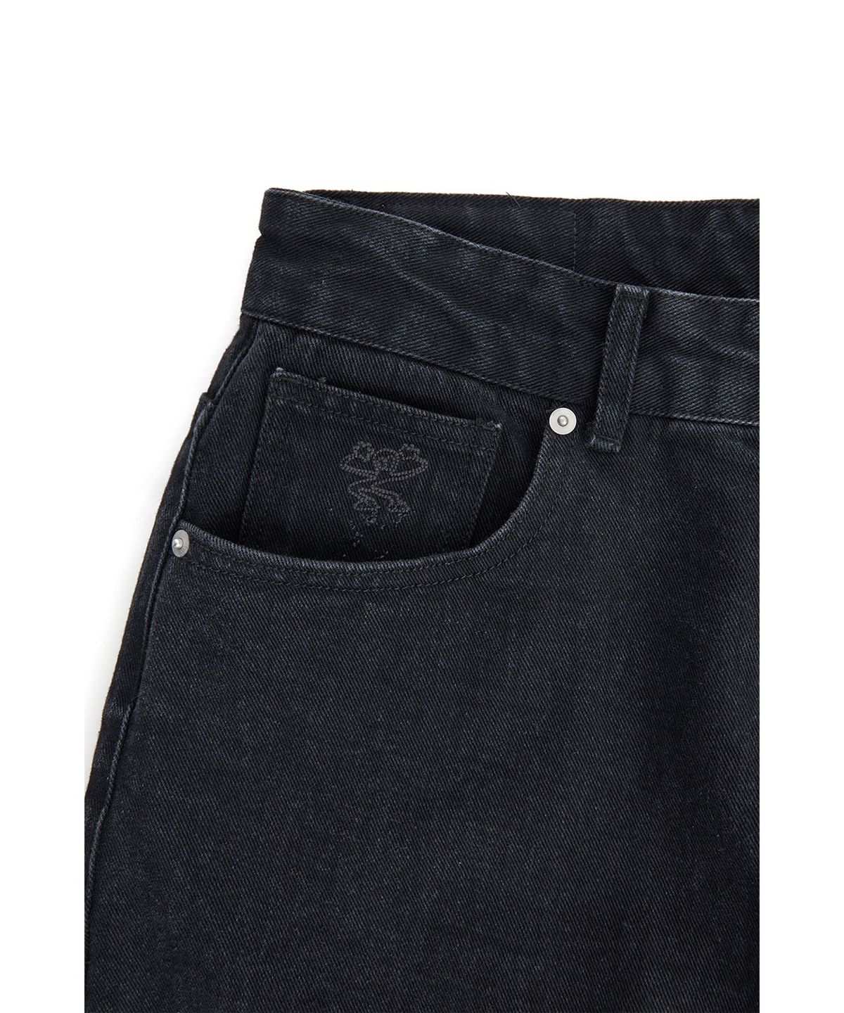 1011갤러리(1011 GALLERY) Gallery Denim Skate Pants - Black