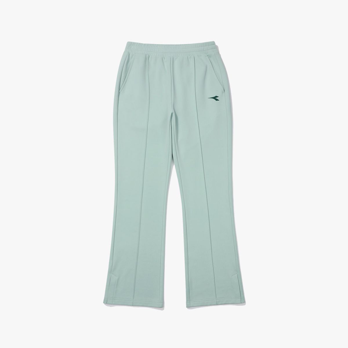 디아도라(diadora) 테니크 웜업 부츠컷 팬츠 우먼 MINT