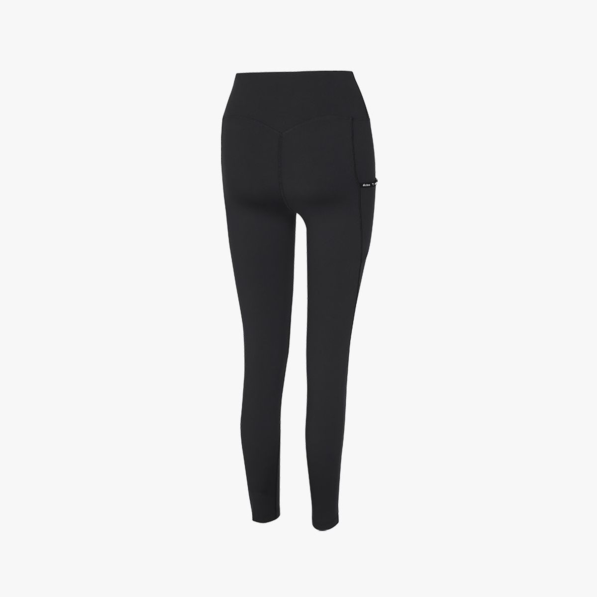 디아도라(diadora) 듀얼 포켓 기모 레깅스 우먼 BLACK