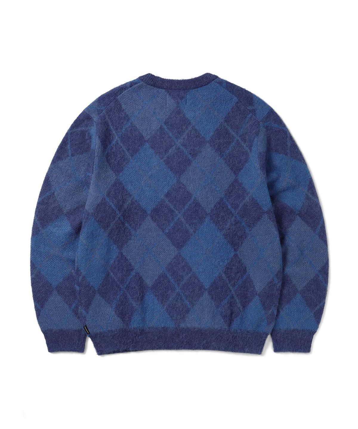 디스이즈네버댓(THISISNEVERTHAT) Mohair Argyle Knit Sweater Blue