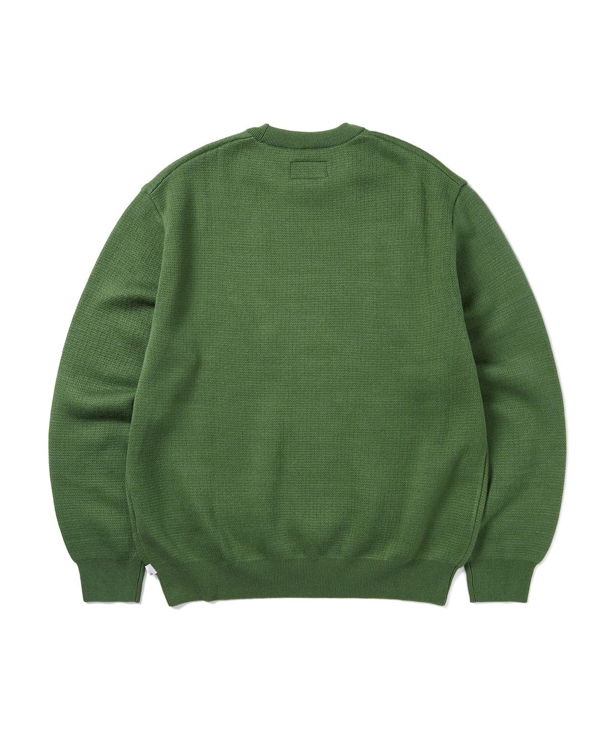 디스이즈네버댓(THISISNEVERTHAT) Basketball Hoop Knit Sweater Green