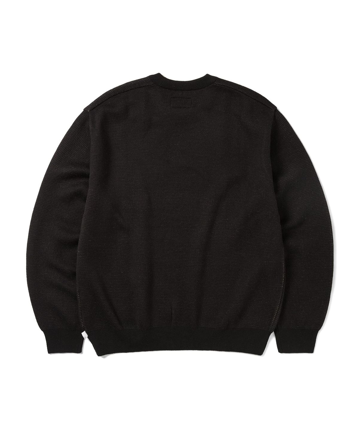 디스이즈네버댓(THISISNEVERTHAT) Basketball Hoop Knit Sweater Black