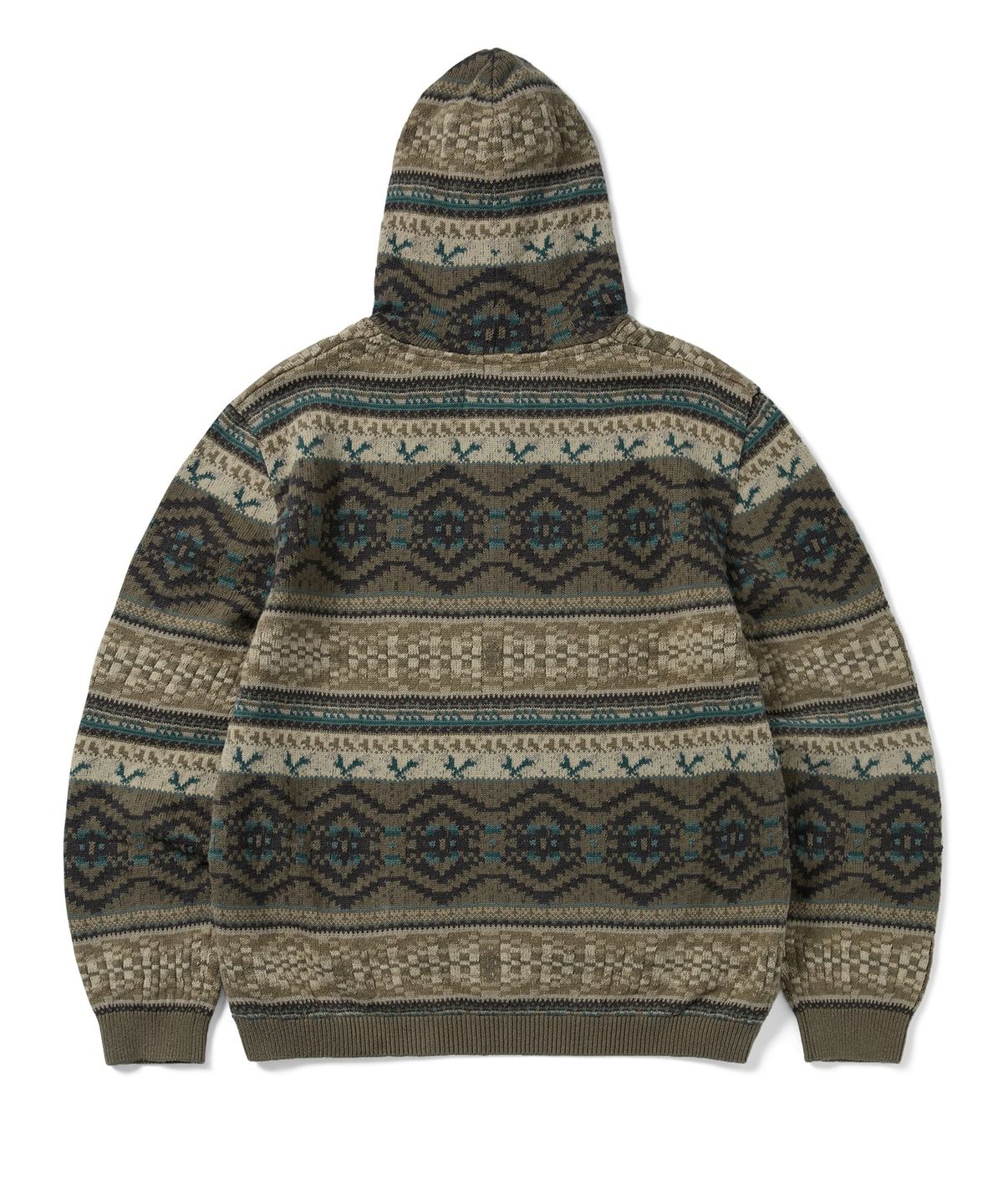 디스이즈네버댓(THISISNEVERTHAT) Hooded Zip Up Sweater Brown